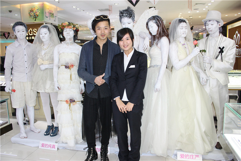 温州化妆培训  2011 第二届温州银泰珠宝秀??吉田造型
